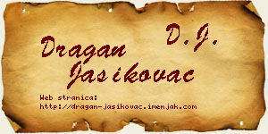 Dragan Jasikovac vizit kartica